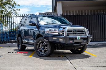 TOYOTA LANDCRUSIER ANZA MATTE ANTHRACITE WITH BLACK RING